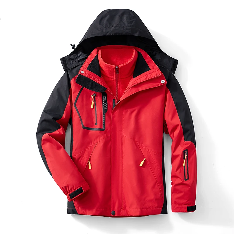 Fashion Winter Outdoor Parka Men Thicken Hooded Coats Casual Warm Windbreaker Male Winter Jackets Two Piece Set 3 in 1 Outerwear
Fashion Winter Outdoor Parka Men Thicken Hooded Coats Casual Warm Windbreaker Male Winter Jackets Two Piece Set 3 in 1 Outerwear