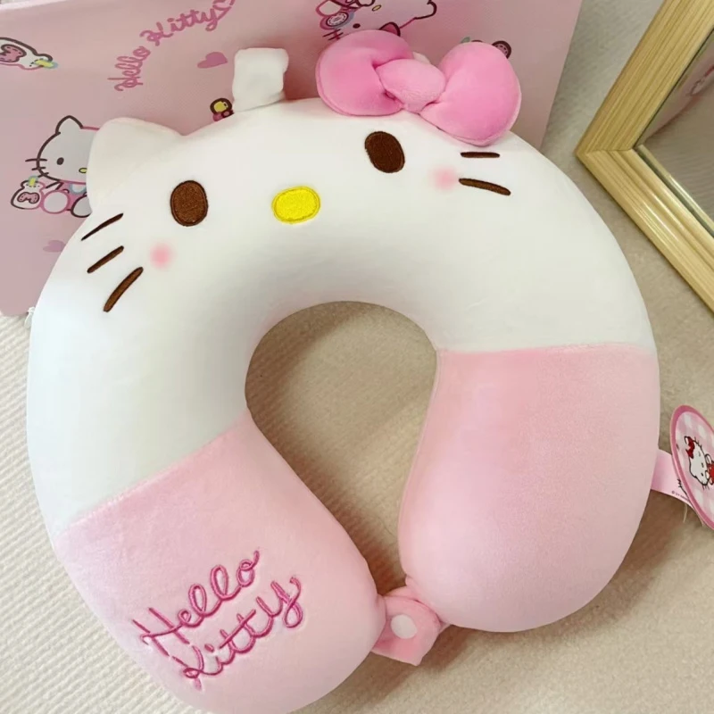 Sanrio Hello Kitty Cute U-shaped Neck Pillow Convenient for Travel Officeand Napping Perfect for Sleeping with a Neck Support
Sanrio Hello Kitty Cute U-shaped Neck Pillow Convenient for Travel Officeand Napping Perfect for Sleeping with a Neck Support