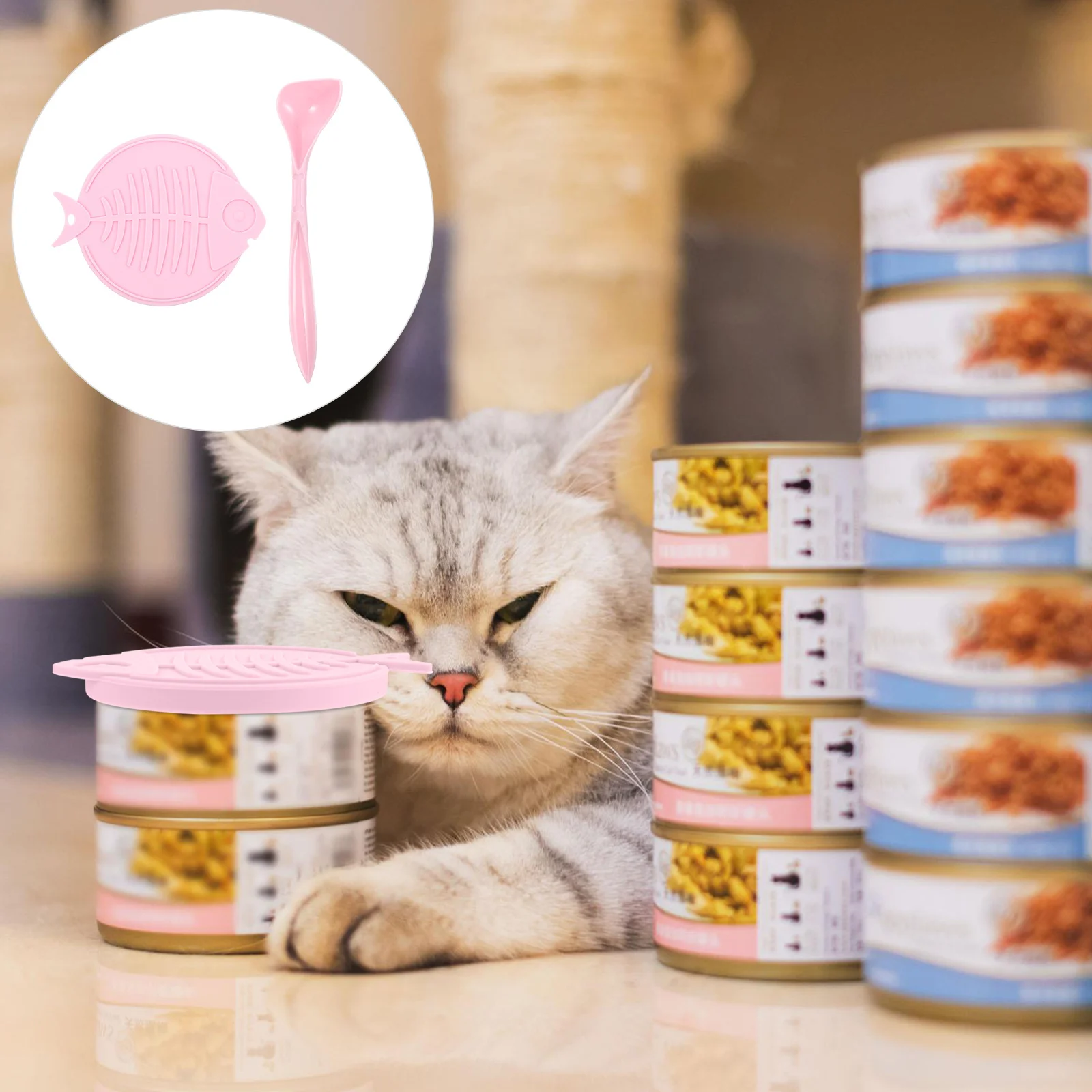 1Set Pet Food Can Cover Silicone Lid Pink Flexible Seal Cover for Freshness Dog Cat Feeding Scoop Spoon Pet Feeding Spoon 
1Set Pet Food Can Cover Silicone Lid Pink Flexible Seal Cover for Freshness Dog Cat Feeding Scoop Spoon Pet Feeding Spoon