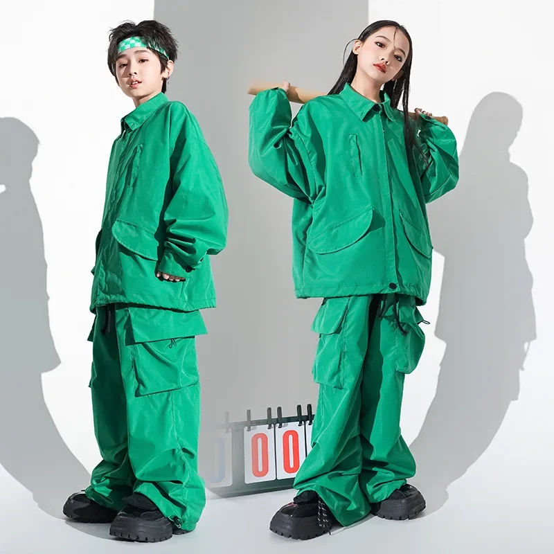 Girls' Jazz Dance Costume Handsome Japanese Street Dance Performance Costume Set Children's Hiphop Show Stage Trend
Girls' Jazz Dance Costume Handsome Japanese Street Dance Performance Costume Set Children's Hiphop Show Stage Trend