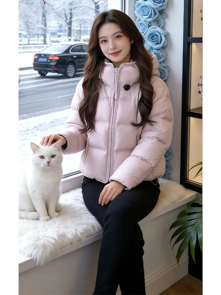 Корейская укороченная женская куртка-пуховик с капюшоном, утепленная, из хлопка, теплая, осенне-зимняя, новинка, модная верхняя одежда
Корейская укороченная женская куртка-пуховик с капюшоном, утепленная, из хлопка, теплая, осенне-зимняя, новинка, модная верхняя одежда