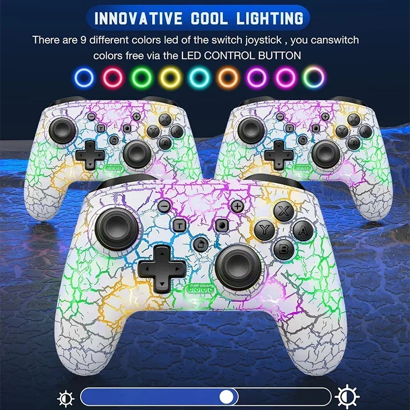 Gyroscope 2025 Vibration RGB Wireless Gamepad LED CRACK PROCESS for Nintendo Switch TV Box PS3 PC Joystick Controller Newest
Gyroscope 2025 Vibration RGB Wireless Gamepad LED CRACK PROCESS for Nintendo Switch TV Box PS3 PC Joystick Controller Newest