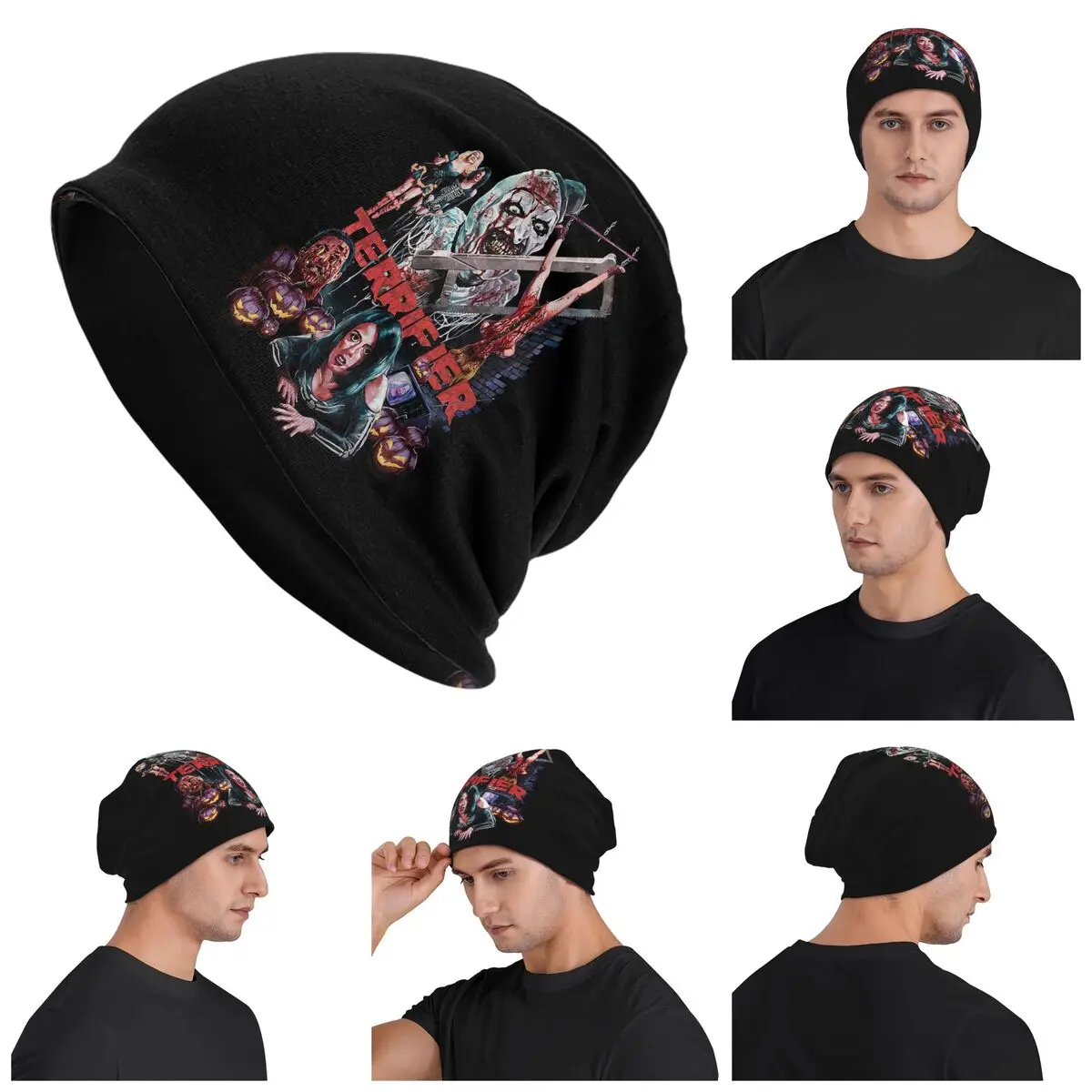Retro Terrifier Warm Knitted Cap Hip Hop Bonnet Hat Autumn Winter Outdoor Beanies Hats for Unisex Adult
Retro Terrifier Warm Knitted Cap Hip Hop Bonnet Hat Autumn Winter Outdoor Beanies Hats for Unisex Adult