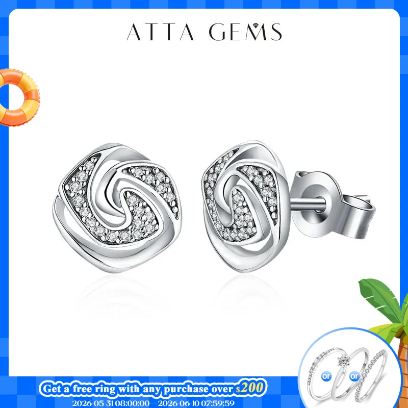 Attagems D Color Moissanite Stud Earrings For Women Test Passed Top Quality 925 Sterling Silver Wedding Jewelry Girlfriend Gift
Attagems D Color Moissanite Stud Earrings For Women Test Passed Top Quality 925 Sterling Silver Wedding Jewelry Girlfriend Gift