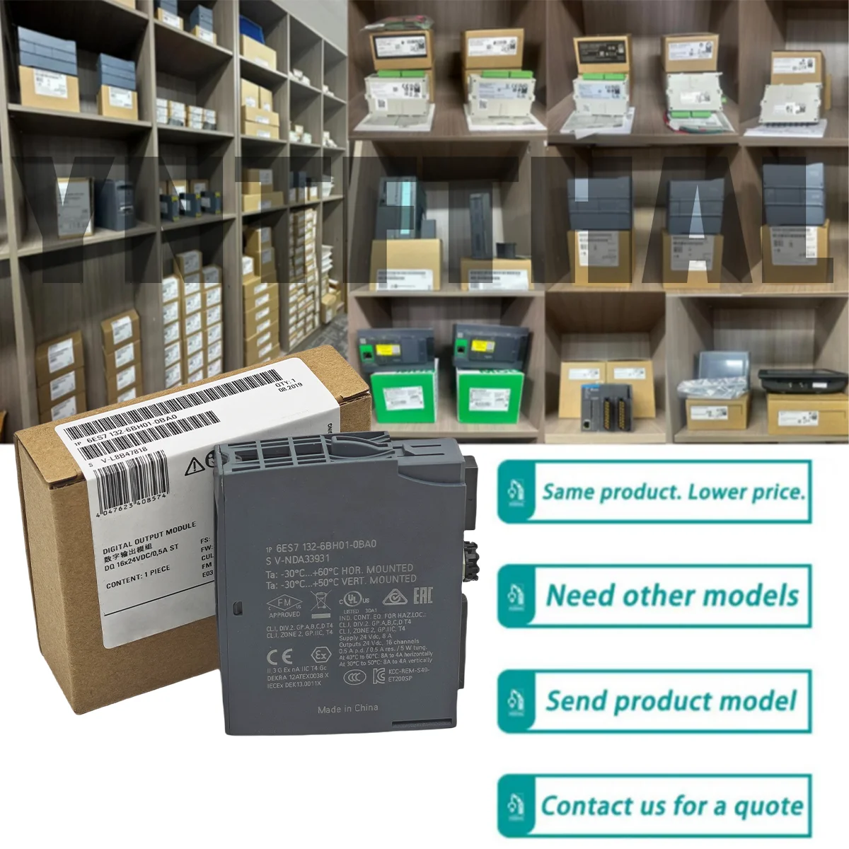6ES7 132-6BH01-0BA0 6ES7132-6BH01-0BA0 6ES7 131-6BF00-0DA0 6ES7 222-1BD30-0XB0 ET 200SP Module New Original
6ES7 132-6BH01-0BA0 6ES7132-6BH01-0BA0 6ES7 131-6BF00-0DA0 6ES7 222-1BD30-0XB0 ET 200SP Module New Original
