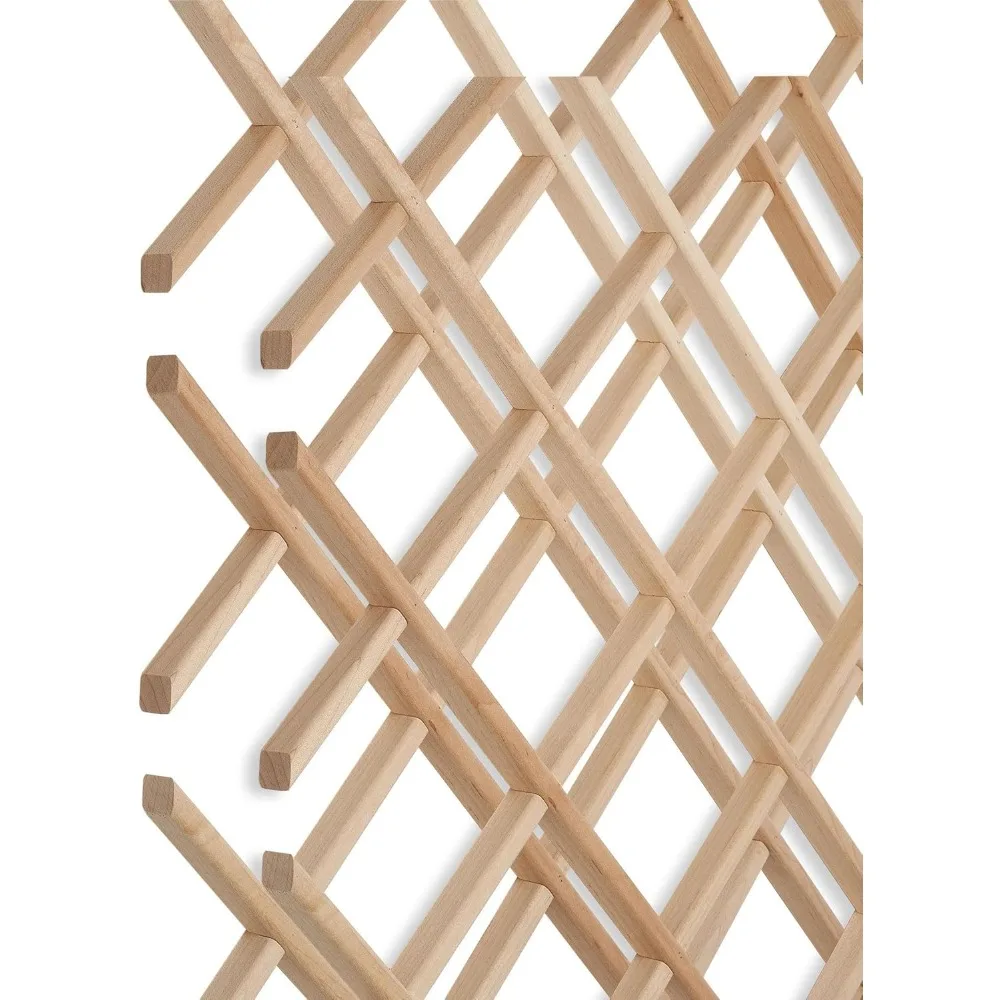 18-Bottle Trimmable Wine Rack Lattice Panel Inserts in Unfinished Solid North American Hard Maple
18-Bottle Trimmable Wine Rack Lattice Panel Inserts in Unfinished Solid North American Hard Maple