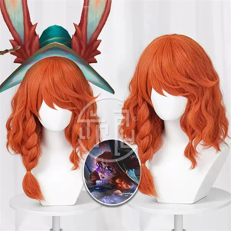 LOL Aurora Cosplay Wig LOL Champion The Witch between Worlds Aurora Cosplay Wig 45cm Cute Orange Heat Resistant Synthetic Hair
LOL Aurora Cosplay Wig LOL Champion The Witch between Worlds Aurora Cosplay Wig 45cm Cute Orange Heat Resistant Synthetic Hair