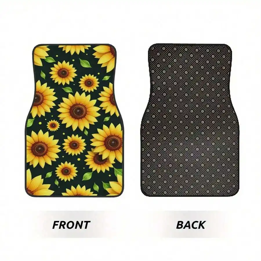 4pcs Sunflower Car Floor Mats Stylish Durable Stain Resistant Anti Slip Easy Clean Universal Fit
4pcs Sunflower Car Floor Mats Stylish Durable Stain Resistant Anti Slip Easy Clean Universal Fit
