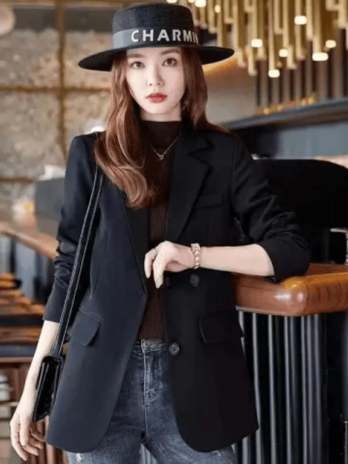 Костюм для похудения Jaet для женщин, новинка Sle, осенняя корейская версия, свободное пальто с кетами Long Sve, средней длины
Костюм для похудения Jaet для женщин, новинка Sle, осенняя корейская версия, свободное пальто с кетами Long Sve, средней длины