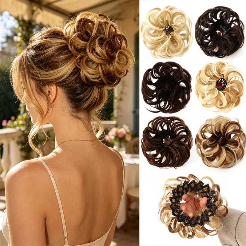 Bird's Nest Meatball Wig Hairband Women's Shrinkable Curly Hairpiece Waiver Wig Bun Headwear
Bird's Nest Meatball Wig Hairband Women's Shrinkable Curly Hairpiece Waiver Wig Bun Headwear