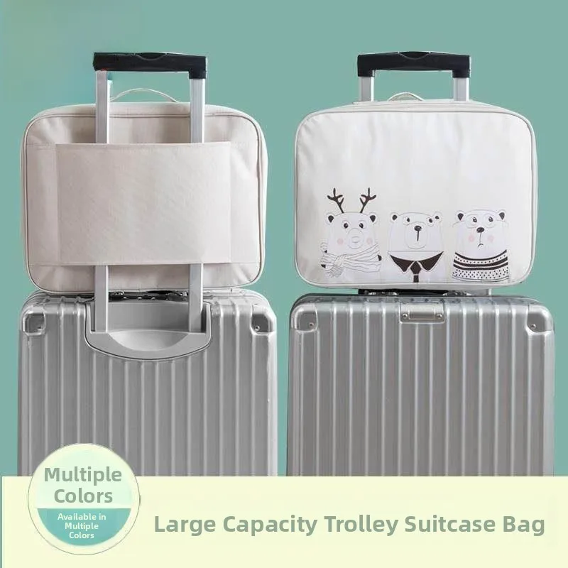 Waterproof Travel Bag Oxford Cloth Cartoon Print Additional Bag Luggage Organizer for Suitcase Handbag for Young Adults
Waterproof Travel Bag Oxford Cloth Cartoon Print Additional Bag Luggage Organizer for Suitcase Handbag for Young Adults