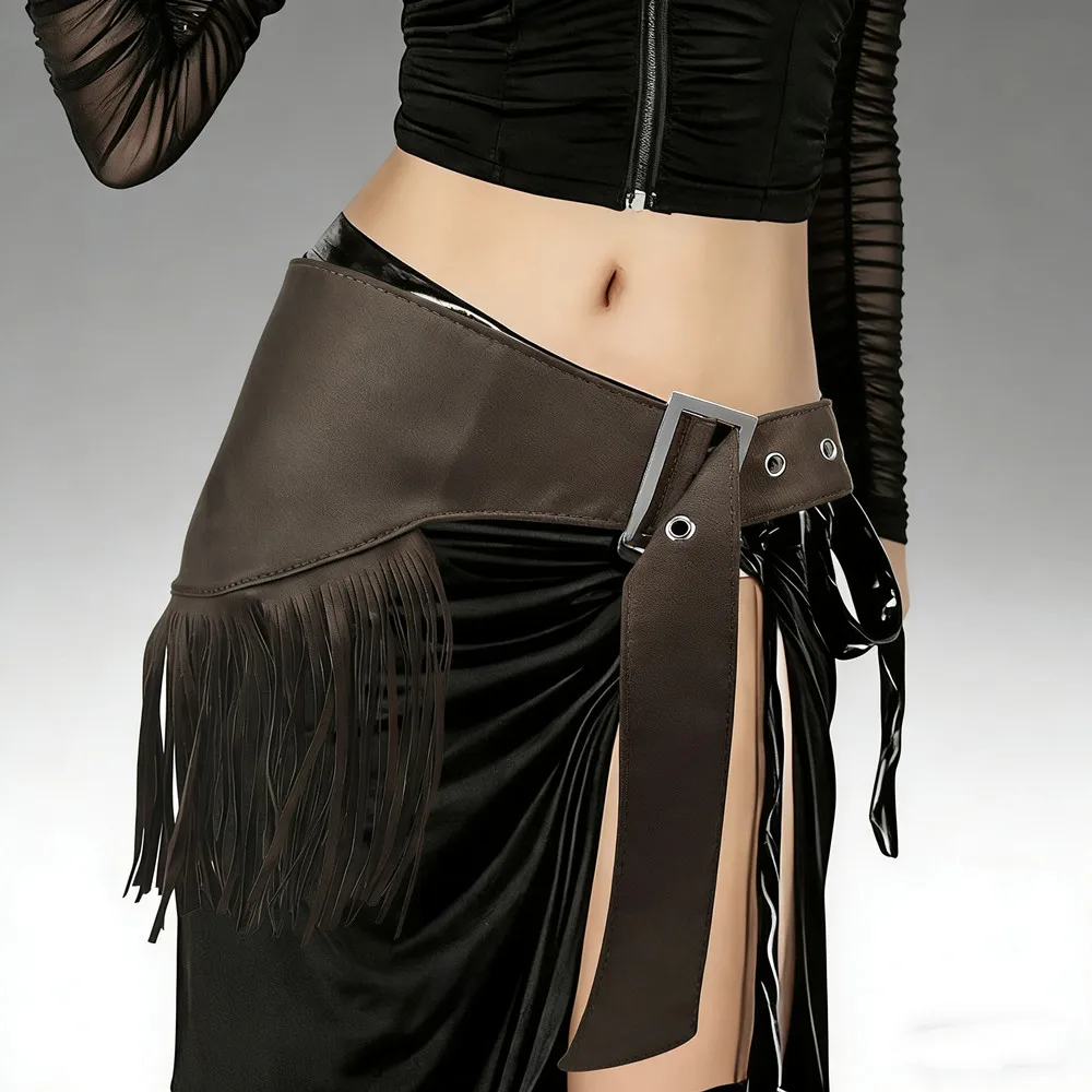 Vintage Solid Color Tassel Waist Belt Fringe Cowboy Style Mini Skirts Triangle Tassel Corset Belt Korean Triangle Butt Curtain
Vintage Solid Color Tassel Waist Belt Fringe Cowboy Style Mini Skirts Triangle Tassel Corset Belt Korean Triangle Butt Curtain