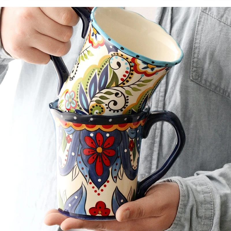 Керамическая кружка в европейском стиле, чашки для комнаты, ручная роспись, вода, молоко, 500 мл, чай CN (Происхождение)
Керамическая кружка в европейском стиле, чашки для комнаты, ручная роспись, вода, молоко, 500 мл, чай CN (Происхождение)