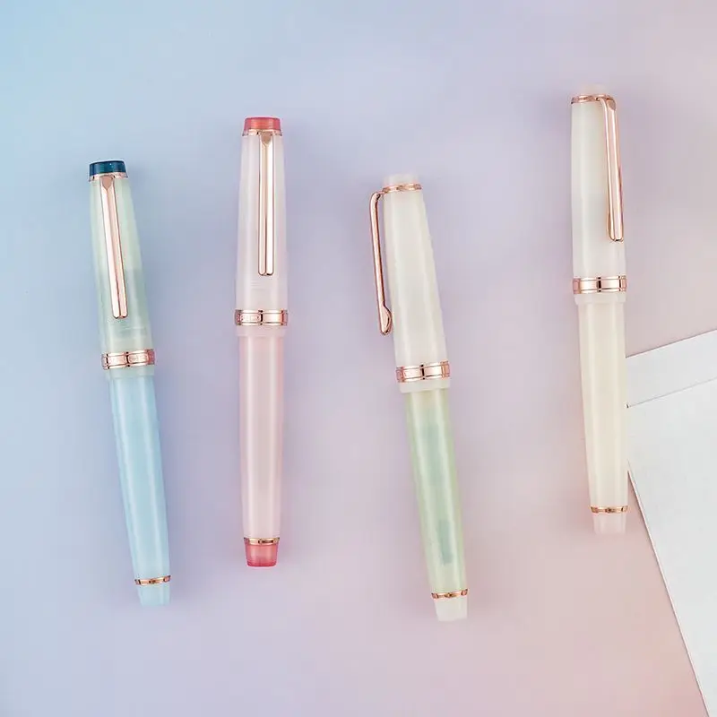Jinhao 82, очень ограниченная серия, аксессуары из розового золота, красивая карманная перьевая ручка
Jinhao 82, очень ограниченная серия, аксессуары из розового золота, красивая карманная перьевая ручка
