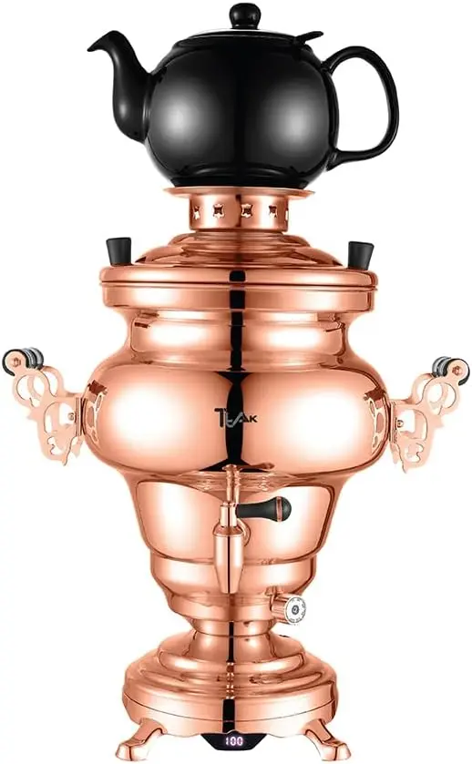 Медный чайник Samovar из нержавеющей стали премиум-класса, современный дизайн, фарфоровый чайник с защитой от перегрева (1,2 Lite
Медный чайник Samovar из нержавеющей стали премиум-класса, современный дизайн, фарфоровый чайник с защитой от перегрева (1,2 Lite