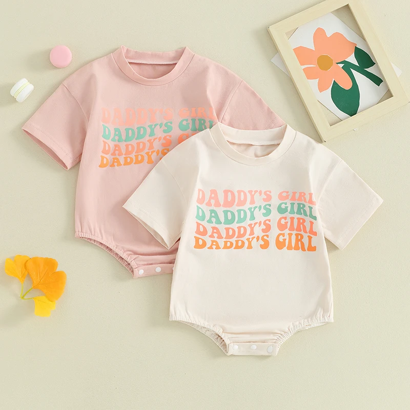 2024-01-11 Lioraitiin Summer Baby Girls Romper Short Sleeve Crew Neck Letters Print Infant Jumpsuit Clothes
2024-01-11 Lioraitiin Summer Baby Girls Romper Short Sleeve Crew Neck Letters Print Infant Jumpsuit Clothes