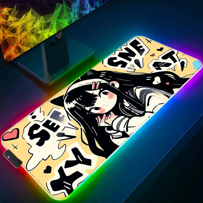 RGB LED Mouse Pad Multi Size Gamer Keyboard Pad Trendy Graffiti Desk Mat Extended Mausepad Office PC Gaming Accessories Mousepad
RGB LED Mouse Pad Multi Size Gamer Keyboard Pad Trendy Graffiti Desk Mat Extended Mausepad Office PC Gaming Accessories Mousepad