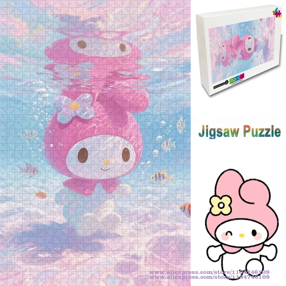 Пазл Sanrio My Melody, персонажи мультфильмов аниме, 108/200/300/500/1000/1500 шт., интеллектуальные пазлы, лучший подарок для девочек
Пазл Sanrio My Melody, персонажи мультфильмов аниме, 108/200/300/500/1000/1500 шт., интеллектуальные пазлы, лучший подарок для девочек