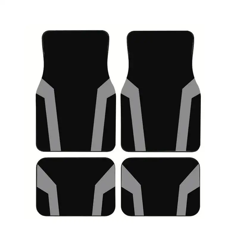 4Pcs Gray Black Minimalist Line Car Floor Mats Universal Fit Durable Non-Slip Auto Foot Carpets For All Vehicles Simple Interior
4Pcs Gray Black Minimalist Line Car Floor Mats Universal Fit Durable Non-Slip Auto Foot Carpets For All Vehicles Simple Interior