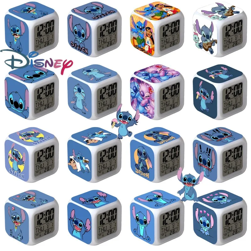 Disney Stitch Cartoon Alarm Clocks LED Night Light with Colorful Lights Cute Desk Digital Clock Bedroom Decor for Kids Toy Gifts
Disney Stitch Cartoon Alarm Clocks LED Night Light with Colorful Lights Cute Desk Digital Clock Bedroom Decor for Kids Toy Gifts