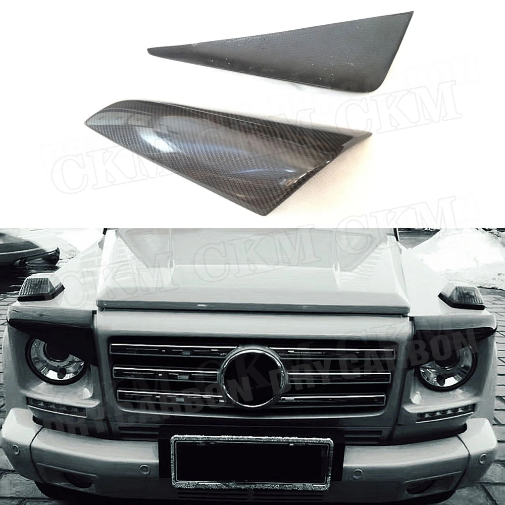 Carbon Fiber Front Lamp Eyebrows Eyelid Cover For Mercedes Benz G Class W463 G63 G65 G500 G55 1990-2018 FRP Bumper 2 PCS
Carbon Fiber Front Lamp Eyebrows Eyelid Cover For Mercedes Benz G Class W463 G63 G65 G500 G55 1990-2018 FRP Bumper 2 PCS