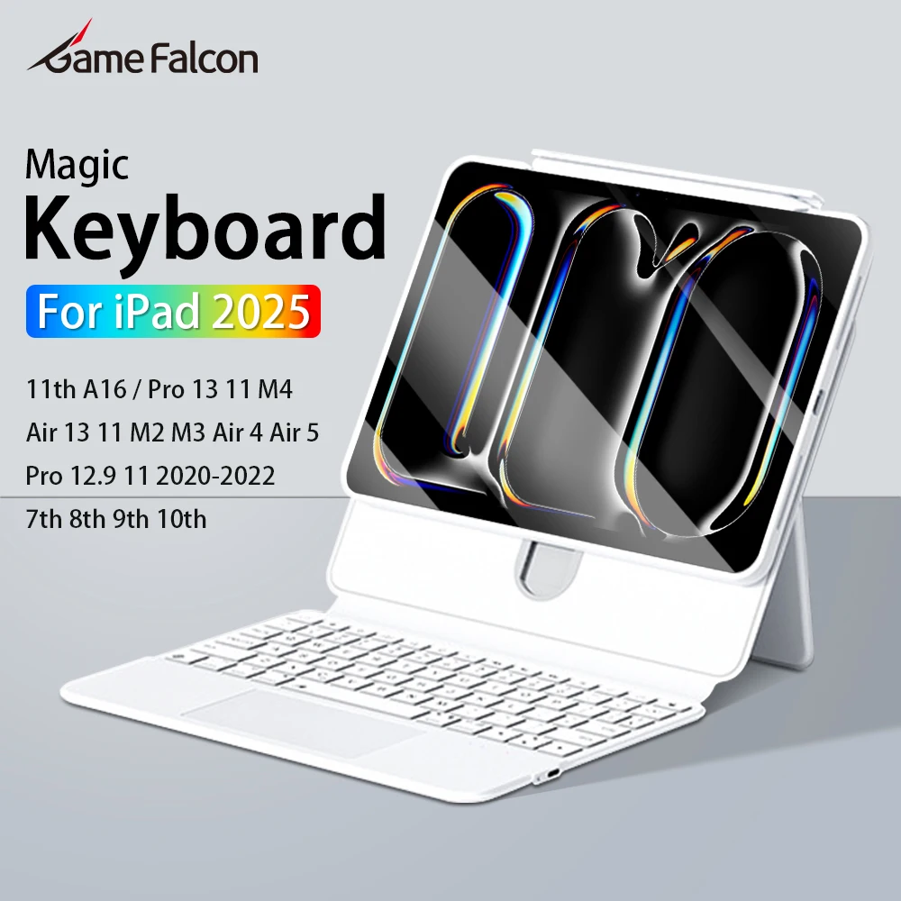 Чехол для iPad Magic Keyboard Pro 13 11 M4 12,9 A16 10 9 10-го 9-го поколения Air 11 M3 M2 5 4 7 8 10,2 2025 Магнитный чехол
Чехол для iPad Magic Keyboard Pro 13 11 M4 12,9 A16 10 9 10-го 9-го поколения Air 11 M3 M2 5 4 7 8 10,2 2025 Магнитный чехол