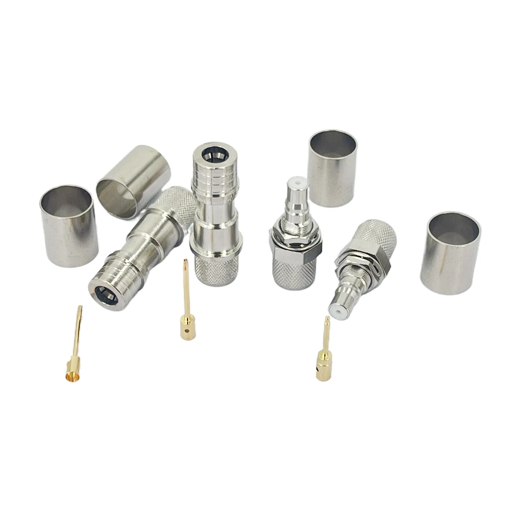 10PCS/Lot LMR400/RG213 Cable QMA Male Plug RF Coaxial Connector 50 Ohm 50-7 QMA Connector for LMR-400/RG-213 Cable Wholesales
10PCS/Lot LMR400/RG213 Cable QMA Male Plug RF Coaxial Connector 50 Ohm 50-7 QMA Connector for LMR-400/RG-213 Cable Wholesales