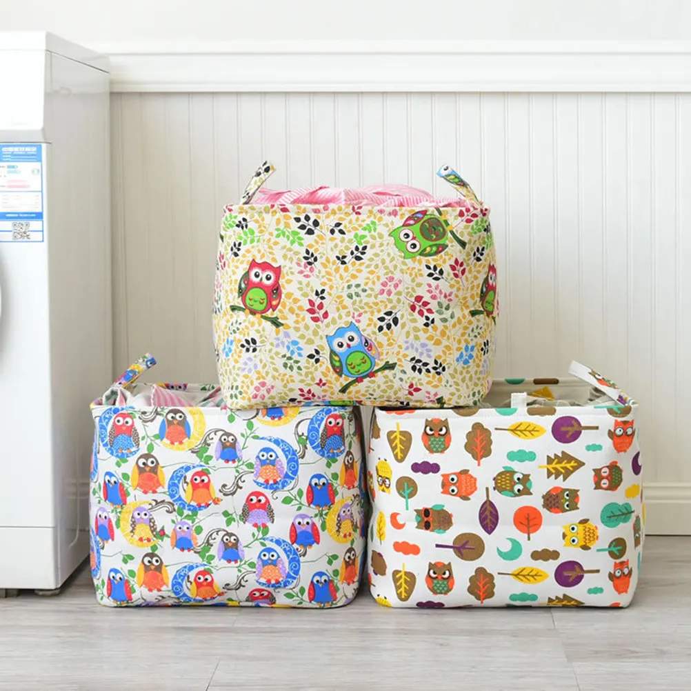 Laundry Basket Cartoon Storage Organizer Baskets Nursery Clothes 's Cute Items Owl Bag
Laundry Basket Cartoon Storage Organizer Baskets Nursery Clothes 's Cute Items Owl Bag
