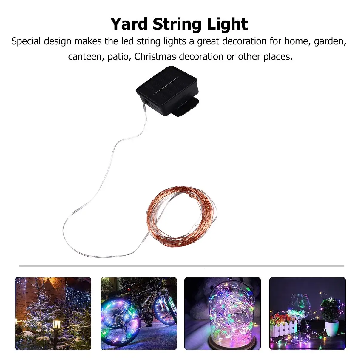 LED String Christmas Led String Lights Solar Powered Outdoor Decoration for Garden Yard Halloween Christmas Festive Lighting
LED String Christmas Led String Lights Solar Powered Outdoor Decoration for Garden Yard Halloween Christmas Festive Lighting