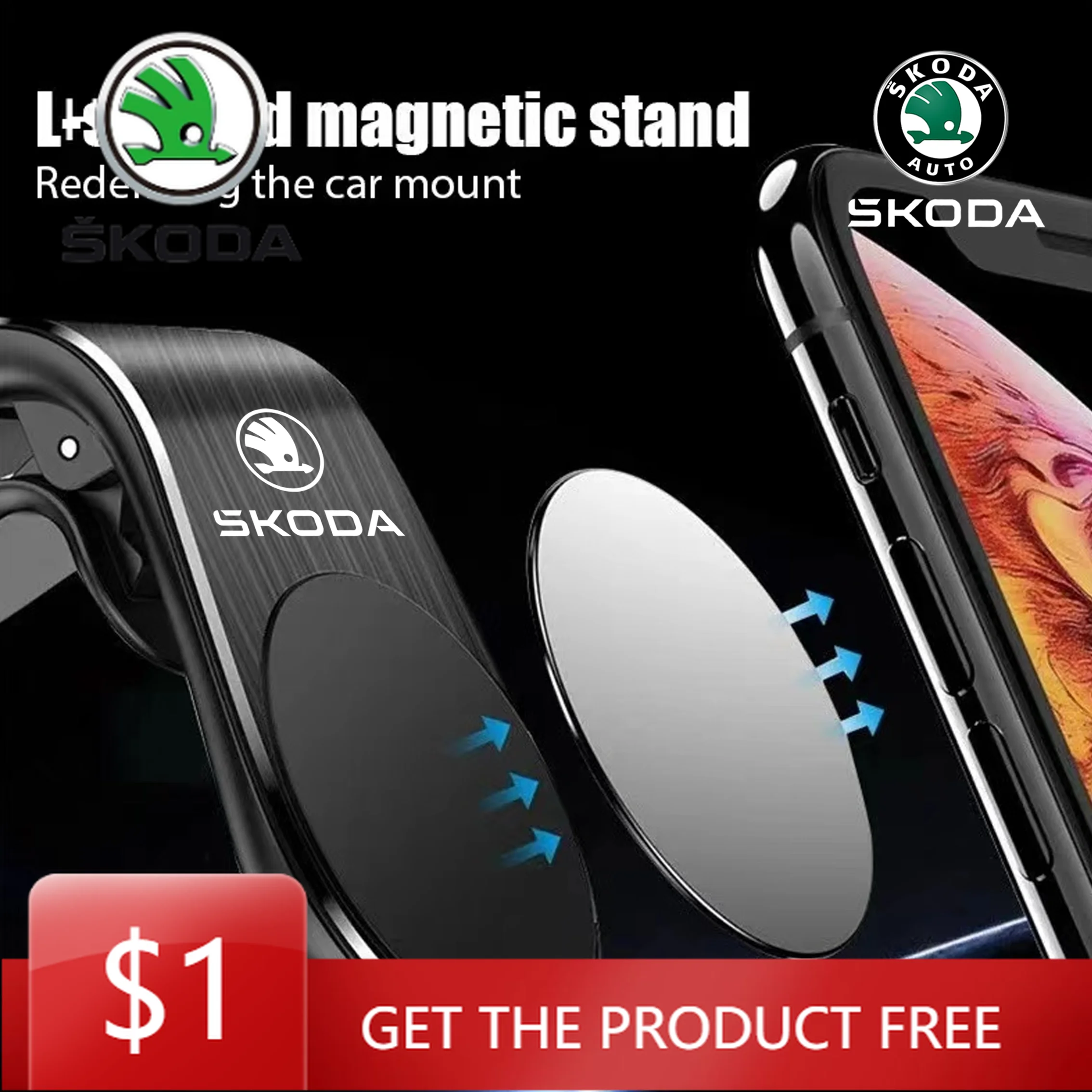 Car Sticker Magnetic Car Phone Holder Air Vent Clip Mount 360 Rotation Mobile Bracket GPS Cell Phone Stand In Car For Skoda Octa
Car Sticker Magnetic Car Phone Holder Air Vent Clip Mount 360 Rotation Mobile Bracket GPS Cell Phone Stand In Car For Skoda Octa