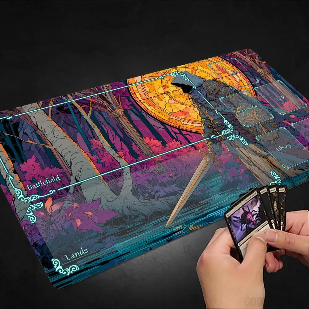 Mysterious Knight MTG Playmat Magic Card Mat with Stitched Edge Non-Slip Durable Tabletop playmat Board Game Mat for TCG
Mysterious Knight MTG Playmat Magic Card Mat with Stitched Edge Non-Slip Durable Tabletop playmat Board Game Mat for TCG