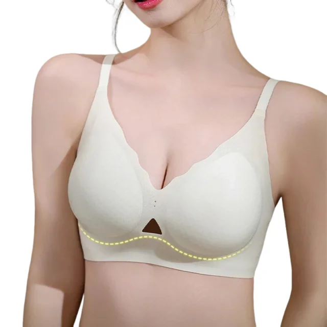 Ultra-thin Ice Silk Seamless Underwear Women's Small Breast Gathering Wireless Breast-Reducing Cooling Beautiful Back Bra KUCLUT
Ultra-thin Ice Silk Seamless Underwear Women's Small Breast Gathering Wireless Breast-Reducing Cooling Beautiful Back Bra KUCLUT