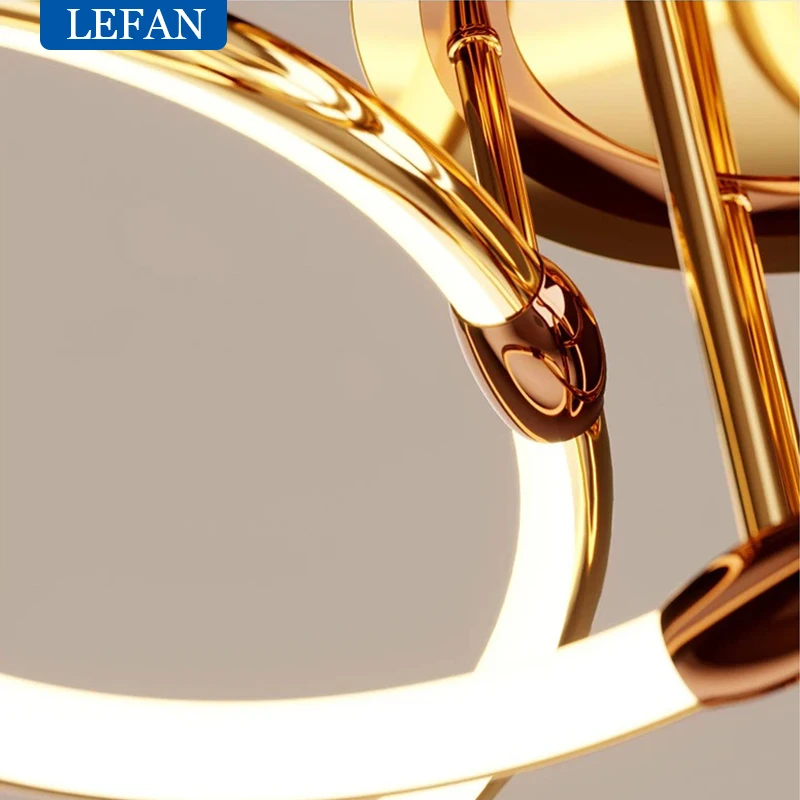 Modern Minimalist LED Chandelier, Light Luxury Art Gold Circle Hanging Light for Living Room, Dining Room, Bedroom & Kitchen Hom
Modern Minimalist LED Chandelier, Light Luxury Art Gold Circle Hanging Light for Living Room, Dining Room, Bedroom & Kitchen Hom