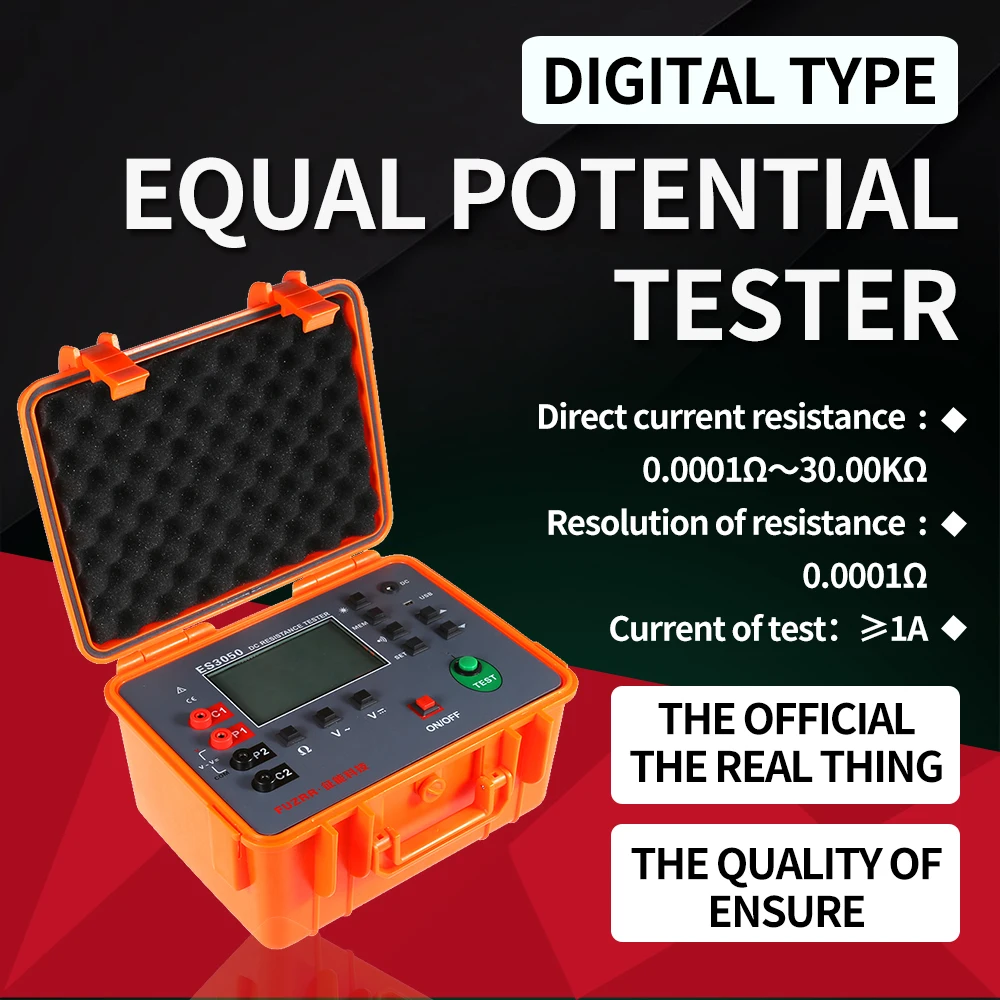 Factory Price ES3050 30.00K OHM 1000V DC Resistance Tester Four-wire test for Low-Value Resistance
Factory Price ES3050 30.00K OHM 1000V DC Resistance Tester Four-wire test for Low-Value Resistance
