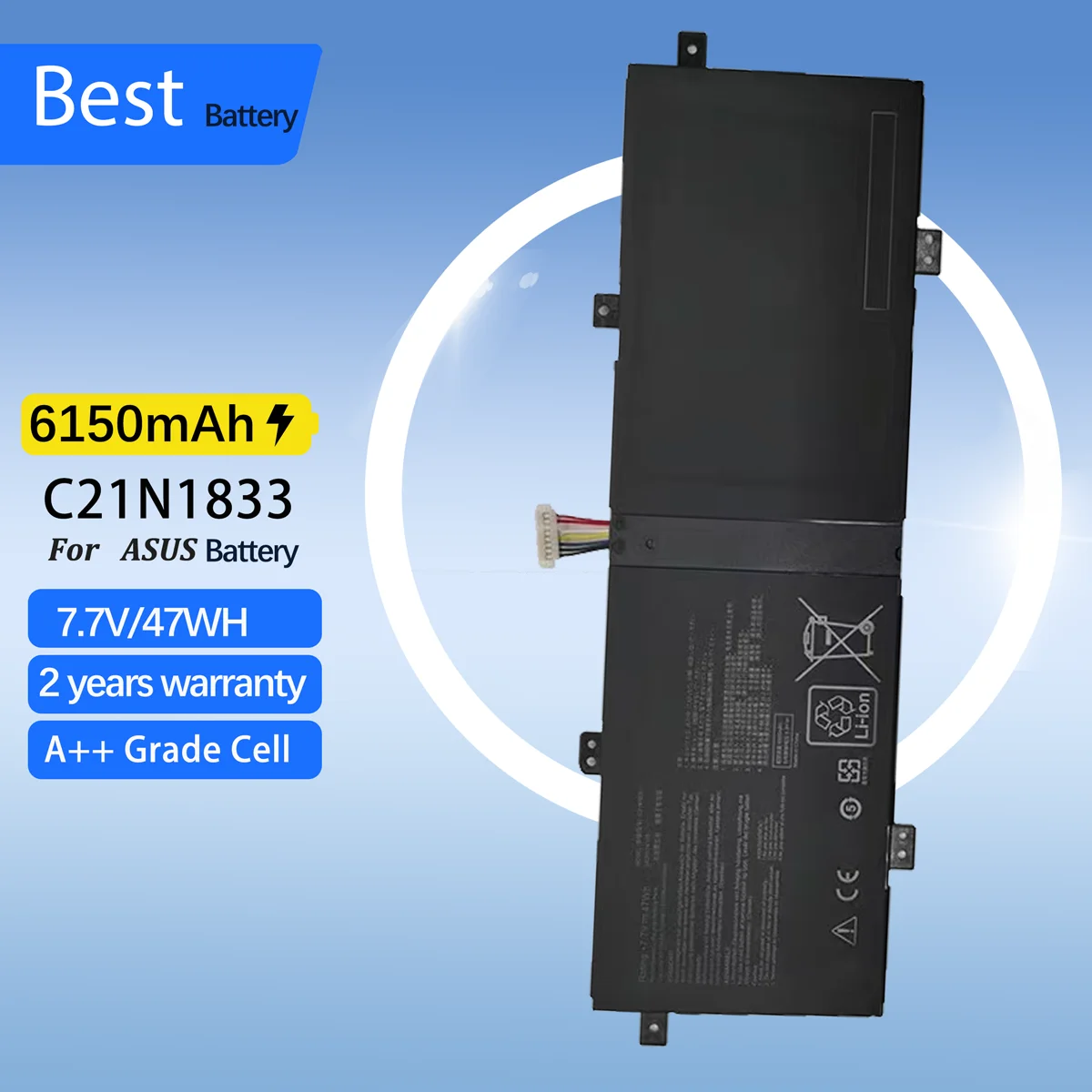 C21N1833 Battery For ASUS ZenBook 14 UM431 UM431DA-AM020T UX431 UX431FA UX431FN UX431FL UX431DA UX431FN-AN002T
C21N1833 Battery For ASUS ZenBook 14 UM431 UM431DA-AM020T UX431 UX431FA UX431FN UX431FL UX431DA UX431FN-AN002T