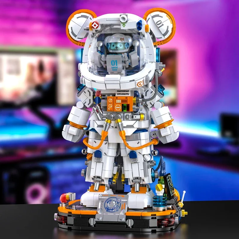 Astronaut Teddy Bear Building Blocks Toys With Light PANLOS City Space Creative MOC DIY Robots Bricks Toys for Boys Adult Gift
Astronaut Teddy Bear Building Blocks Toys With Light PANLOS City Space Creative MOC DIY Robots Bricks Toys for Boys Adult Gift