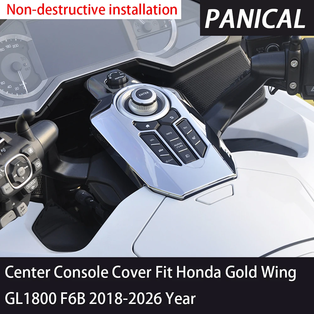 For Honda Goldwing GL1800 F6B A AD DCT 2018-2026 Panical Central Control System Protective Cover Decorative Chrome Pearl Black
For Honda Goldwing GL1800 F6B A AD DCT 2018-2026 Panical Central Control System Protective Cover Decorative Chrome Pearl Black
