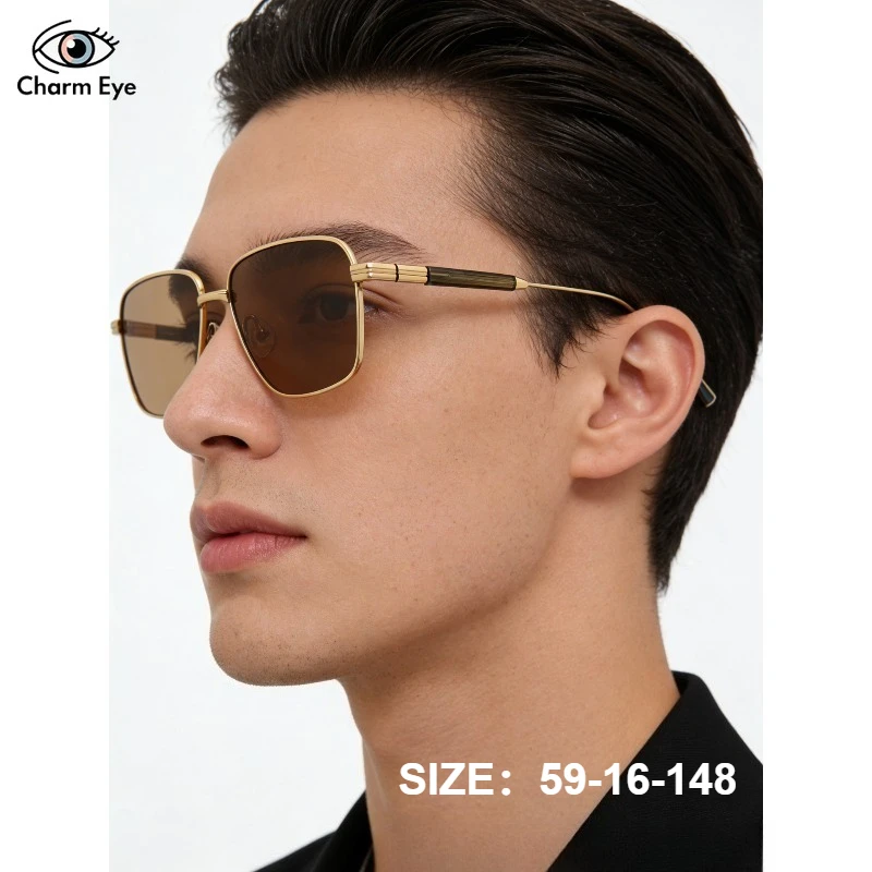 New Pure Titanium Polarized Men's Sunglasses 1105 High End Fashion Square Personalized Large Frame Outdoor Sunscreen Sun Glasses
New Pure Titanium Polarized Men's Sunglasses 1105 High End Fashion Square Personalized Large Frame Outdoor Sunscreen Sun Glasses