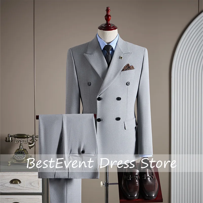 Elegant Men Slim Suit Sets Formal Business Outfits Evening Prom Male Performance High Quality Blazer Pants 2 Pieces Customized
Elegant Men Slim Suit Sets Formal Business Outfits Evening Prom Male Performance High Quality Blazer Pants 2 Pieces Customized