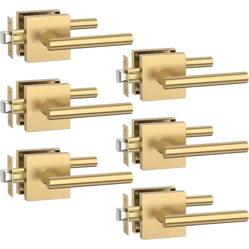 Champagne Bronze Passage Door Handles, Heavy Duty Non-Locking Door Lever for Hall, Closet, Office Area, Shopping Malls
Champagne Bronze Passage Door Handles, Heavy Duty Non-Locking Door Lever for Hall, Closet, Office Area, Shopping Malls