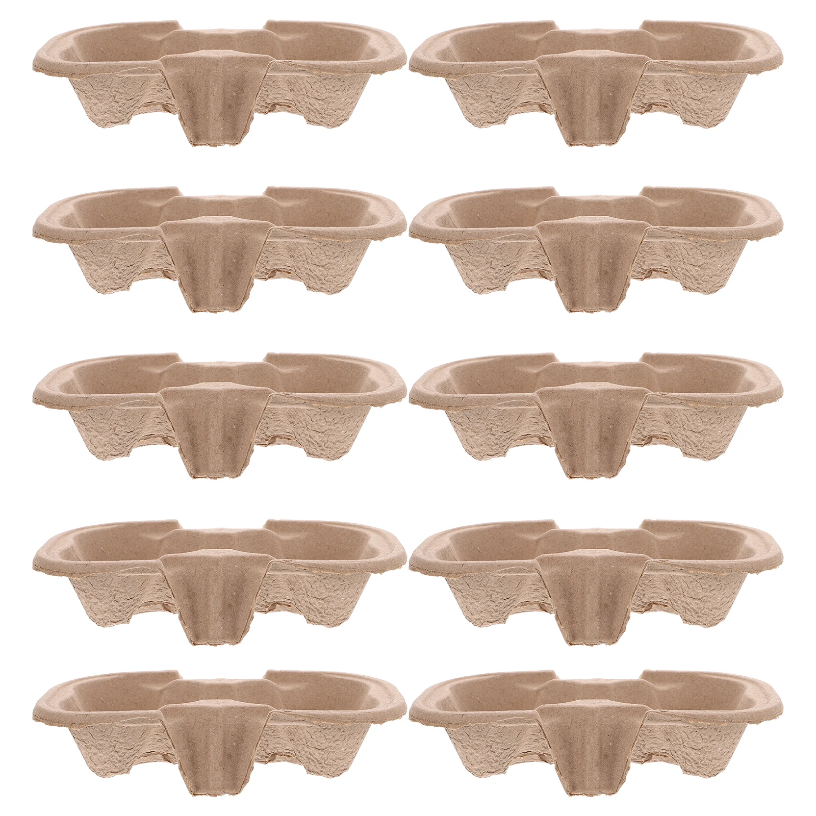 50pcs Cup Holder Tray Disposable Paper Pulp Outdoor Cup Trays Material Coffee Tea Drink Delivery Picnic Home Party
50pcs Cup Holder Tray Disposable Paper Pulp Outdoor Cup Trays Material Coffee Tea Drink Delivery Picnic Home Party
