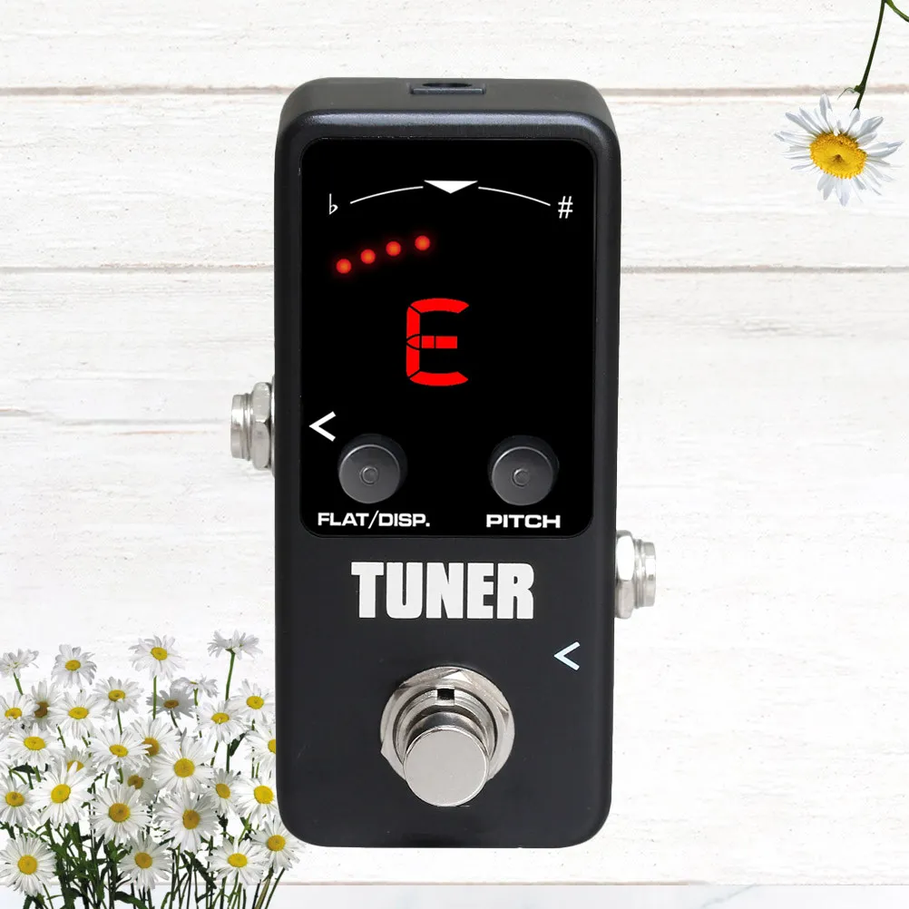 Mini Dual Mode Guitar Tuner Pedal Black LED Display True Bypass High Sensitivity Descending Function Strobe Normal
Mini Dual Mode Guitar Tuner Pedal Black LED Display True Bypass High Sensitivity Descending Function Strobe Normal