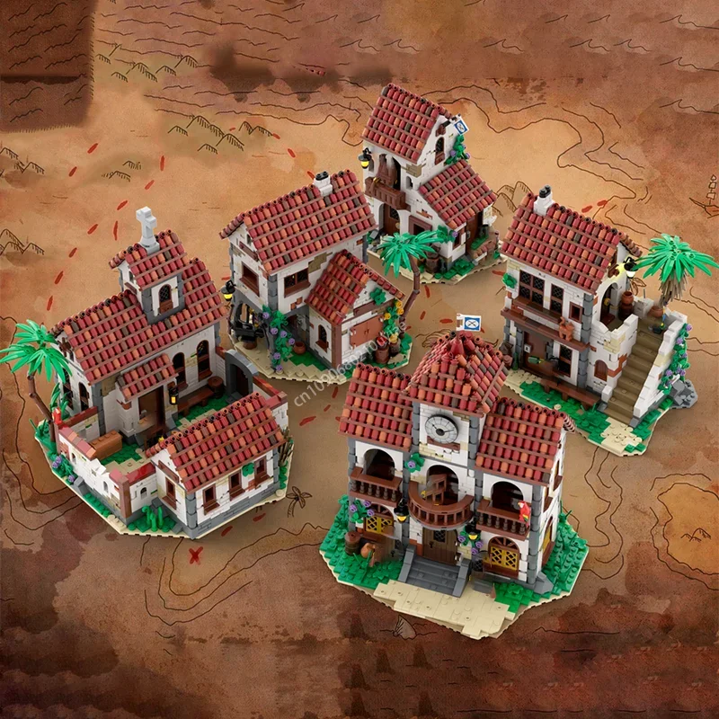 New Medieval Pirate Series MOC Ultimate Pirates Harbor Pirates Town Bundle DIY Creative Ideas Children present Building Blocks
New Medieval Pirate Series MOC Ultimate Pirates Harbor Pirates Town Bundle DIY Creative Ideas Children present Building Blocks
