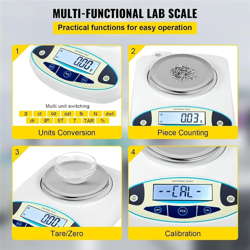Most-13 Units Conversion Lab Analytical Balance Digital High Precision Scale High Precision For Beginners DIY Use B
Most-13 Units Conversion Lab Analytical Balance Digital High Precision Scale High Precision For Beginners DIY Use B