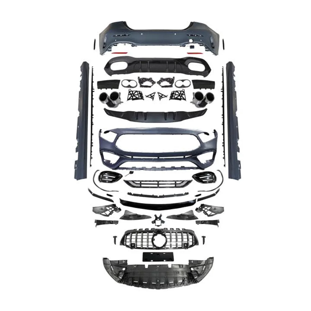 For Mercedes-benz W177 A-Class 2019 W177 sedan Front bumper Rear bumper side skirt A45 AMG body kit
For Mercedes-benz W177 A-Class 2019 W177 sedan Front bumper Rear bumper side skirt A45 AMG body kit