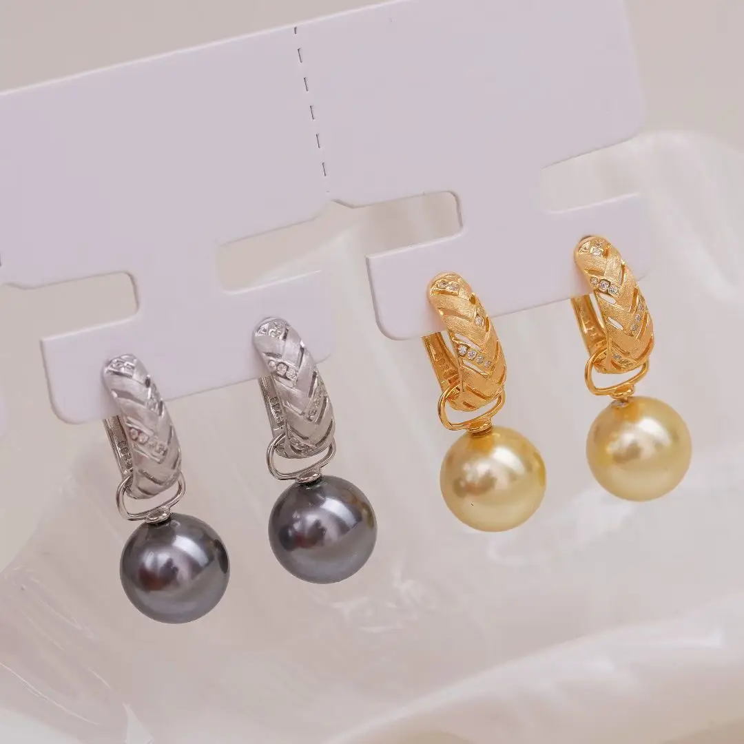 S925 Sterling Silver Earrings Base Findings Mountings Jewelry Mounts Fittings Accessories for 10-11mm Pearls 3 pairs/lot
S925 Sterling Silver Earrings Base Findings Mountings Jewelry Mounts Fittings Accessories for 10-11mm Pearls 3 pairs/lot