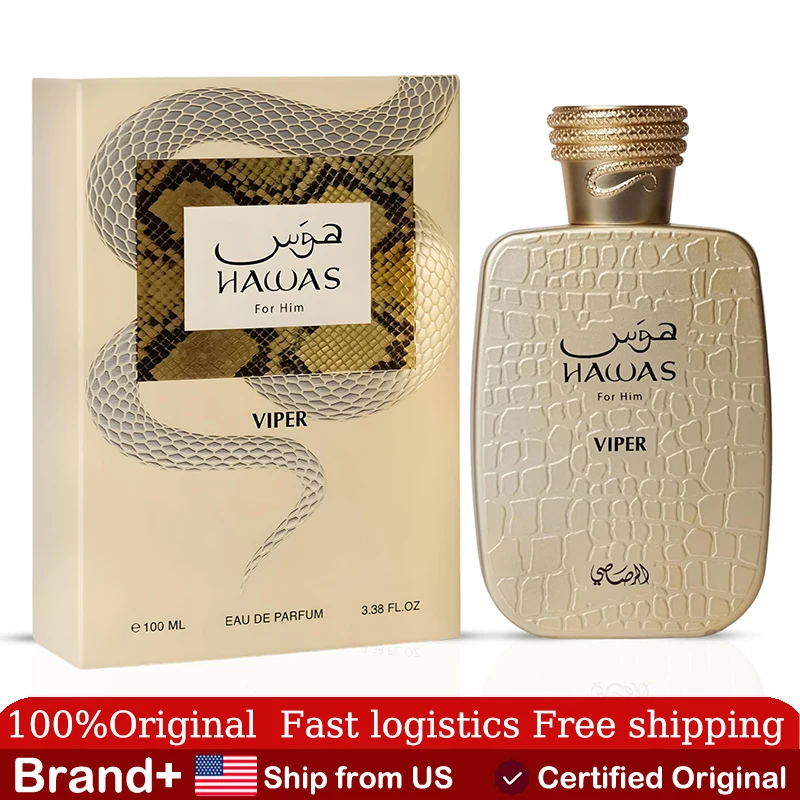 RASASI Hawas Viper Eau De Parfum Cologne Men 3.4 Oz Oriental & Rich Scent Spray Long Lasting Fragrance Hair and Body Spray
RASASI Hawas Viper Eau De Parfum Cologne Men 3.4 Oz Oriental & Rich Scent Spray Long Lasting Fragrance Hair and Body Spray