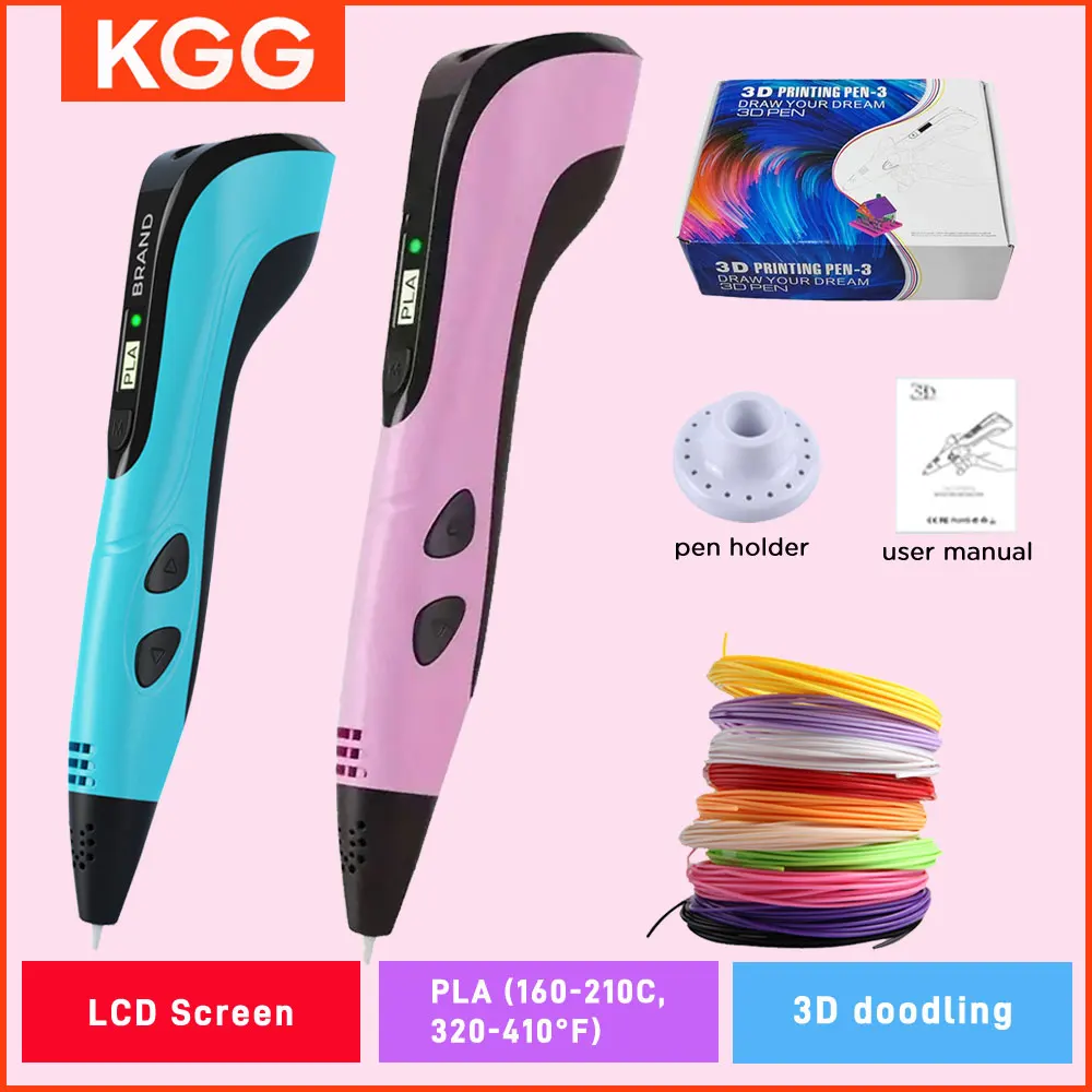 Детская 3D-ручка, ЖК-экран, диаметр 0,7 мм, 1,75 мм, PLA с мультяшными наклейками, сделай сам, детские подарки на день рождения, игрушки, инструменты для печати
Детская 3D-ручка, ЖК-экран, диаметр 0,7 мм, 1,75 мм, PLA с мультяшными наклейками, сделай сам, детские подарки на день рождения, игрушки, инструменты для печати