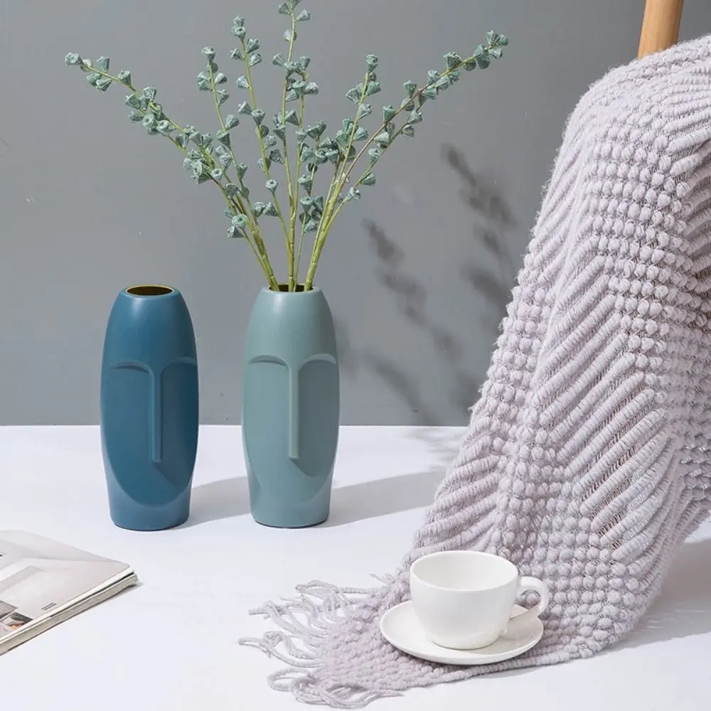 Modern Style Exquisite Abstract Face Flower Vase Simple Shatterproof Nordic Vase Plastic Flower Pot Wedding
Modern Style Exquisite Abstract Face Flower Vase Simple Shatterproof Nordic Vase Plastic Flower Pot Wedding