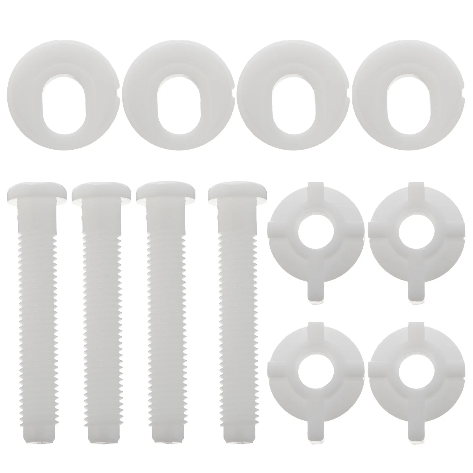 4 Pcs Plastic Toilet Seat Fixing Screws 3 2 Washers Easy Disassembly Hinge Bolts Universal Seats Accessories White Simple
4 Pcs Plastic Toilet Seat Fixing Screws 3 2 Washers Easy Disassembly Hinge Bolts Universal Seats Accessories White Simple